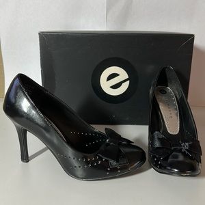 Ellemenno Black Patent Heel